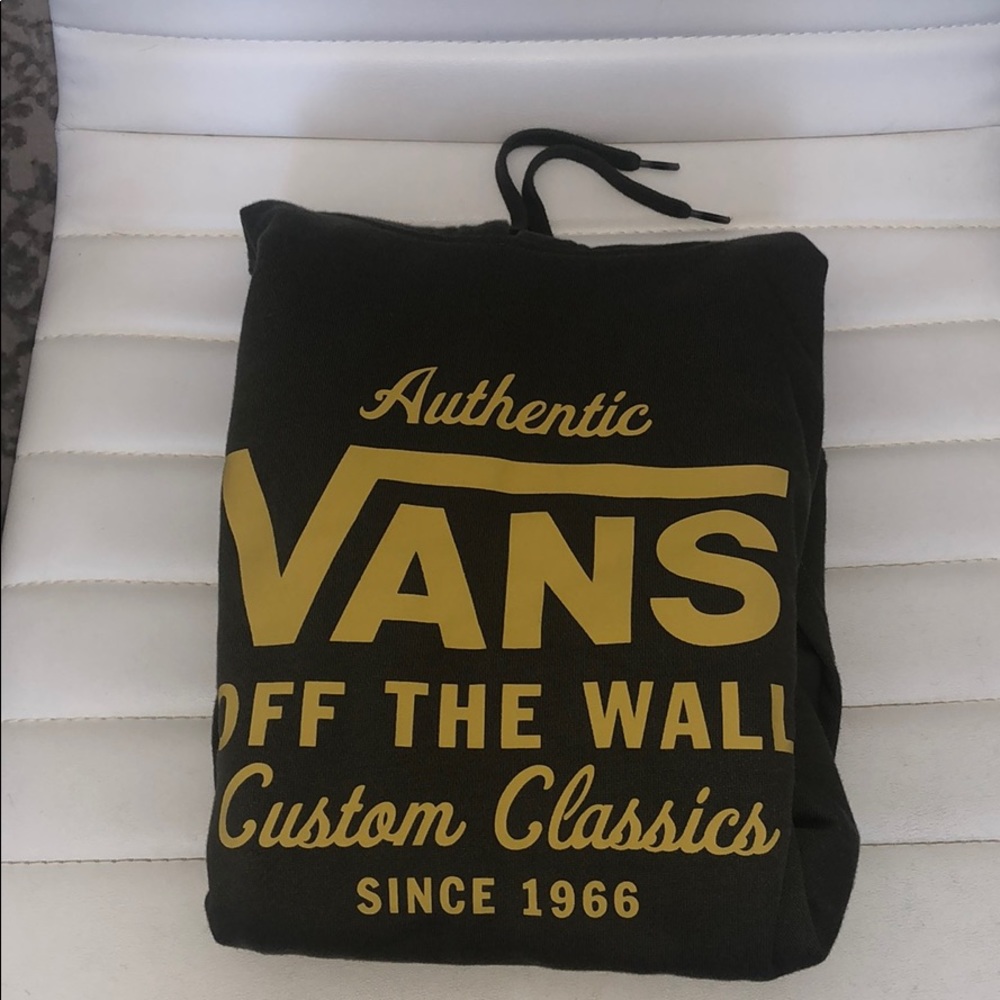 Green And Yellow Vans Hoodie [Small]